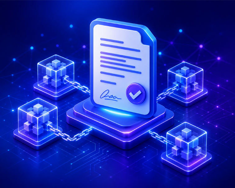Smart Contract High Tech Automation Banner