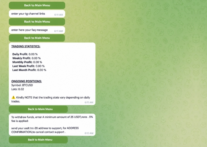 Telegram Bot Flow